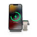 El cubo 3 en 1 de Anker con MagSafe permite cargar un iPhone y un Apple Watch a la vez.