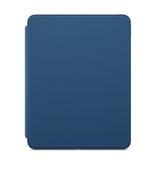 Vista frontal do iPad Pro com capa fechada