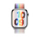 Widok z przodu opaski sportowej ukazujący tarczę Apple Watch i pokrętło Digital Crown.