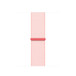 Loop desportiva rosa‑claro, tecido de nylon rosa‑claro, fecho aderente