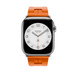 Kilim Single Tour Armband Orange mit dem Zifferblatt der Apple Watch.