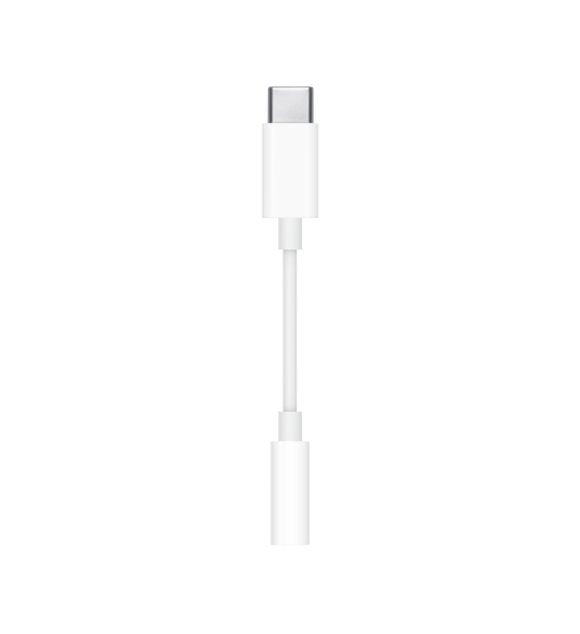 O Adaptador USB-C para auscultadores de 3,5 mm permite ligar dispositivos que utilizam uma ficha de 3,5 mm padrão a dispositivos USB-C.