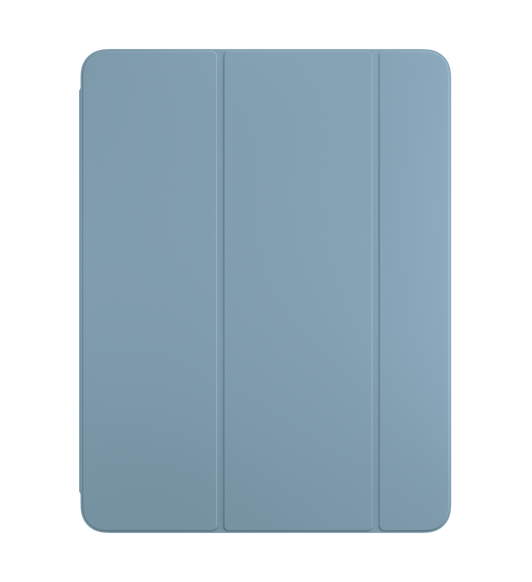 Vooraanzicht van een denim Smart Folio voor iPad Pro
