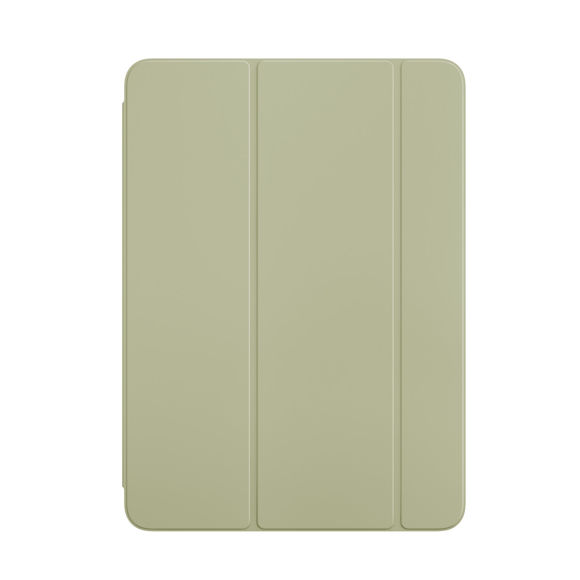 Ydersiden af grøn Smart Folio til iPad Air vist forfra.