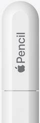 Apple Pencil (USB‑C), dop, inscriptie met de tekst Apple Pencil, met een Apple logo op de plaats van het woord Apple