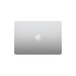 Un MacBook Pro chiuso, forma rettangolare, angoli arrotondati, logo Apple al centro, color argento