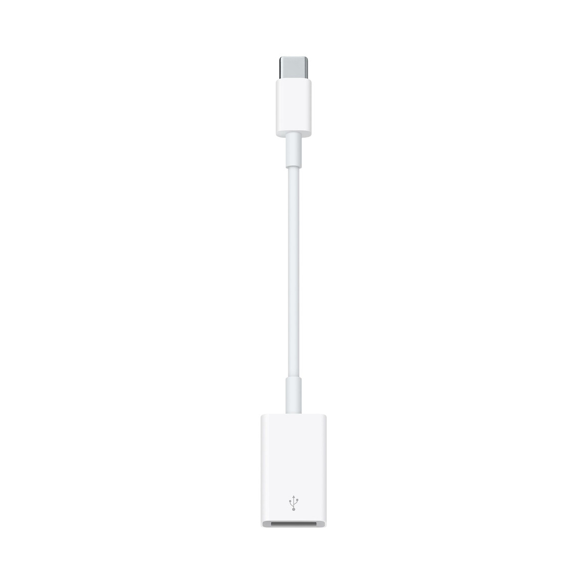 L’adaptateur USB-C vers USB vous permet de connecter des appareils iOS et des accessoires USB standards à un Mac doté de ports USB-C ou Thunderbolt 3 (USB-C).