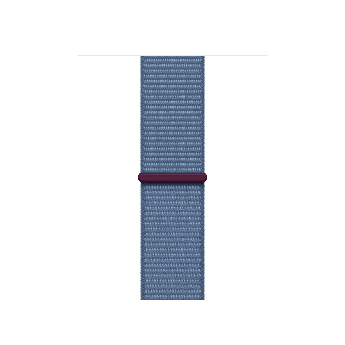 Correa loop deportiva azul invierno, hecha de nylon tejido azul claro, con cierre adhesivo ajustable