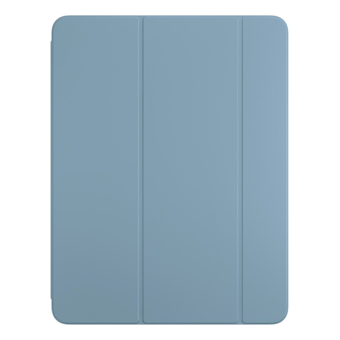 Parte frontal exterior de un Smart Folio azul denim para un iPad Pro