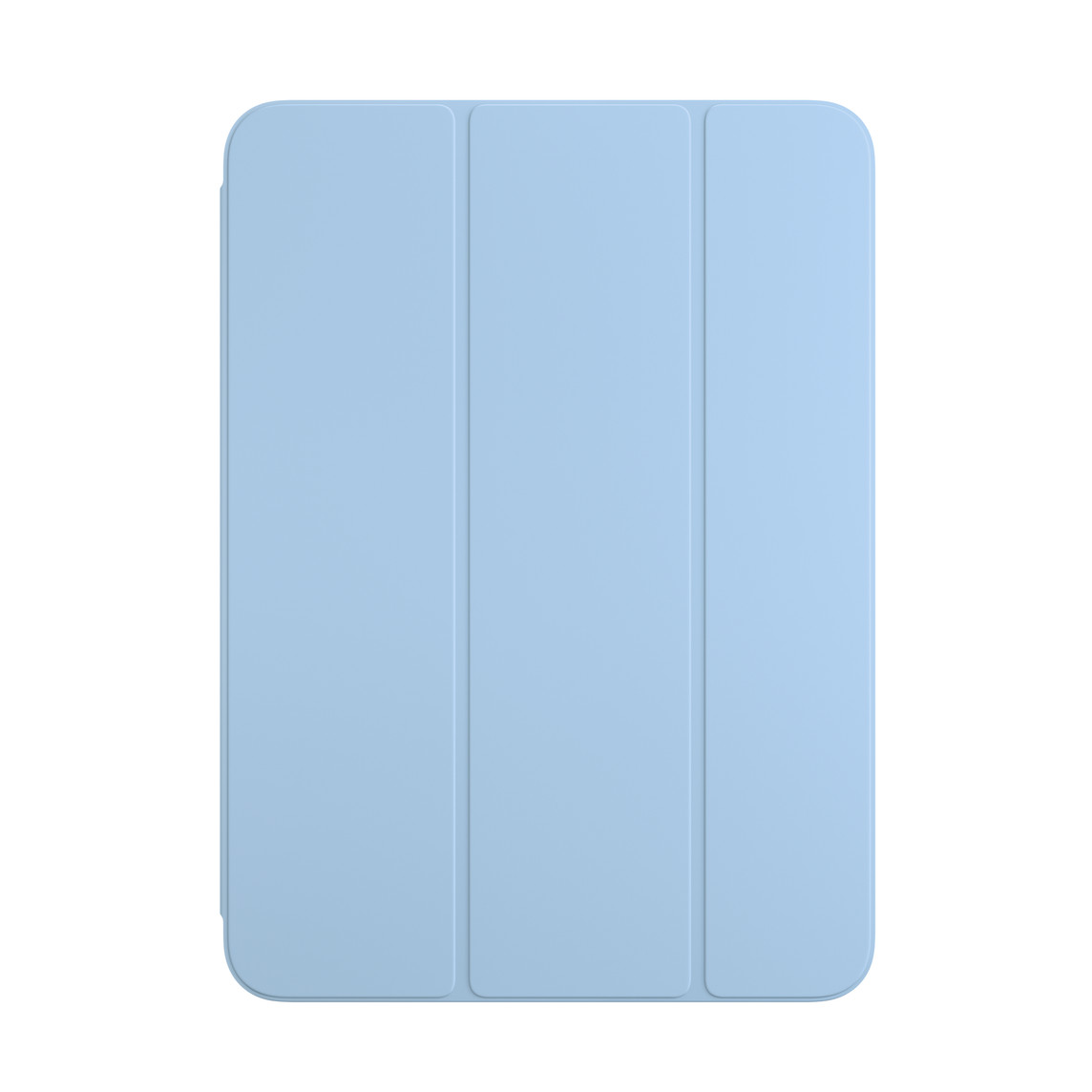 适用于 iPad 的晴空蓝色智能双面夹的正面视图