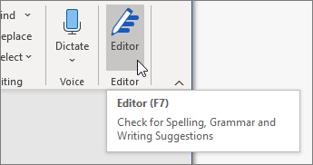 Choose Editor on the Home tab or press F7 to open the Editor pane.