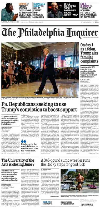 The Philadelphia Inquirer - 1 Jun 2024
