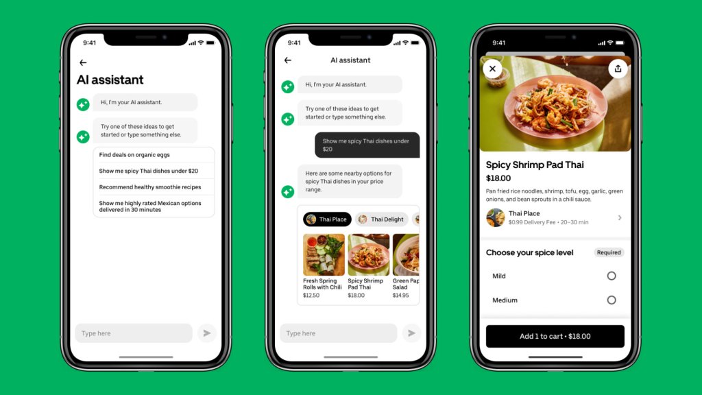 Uber Eats to launch Google-powered chatbot in late 2023