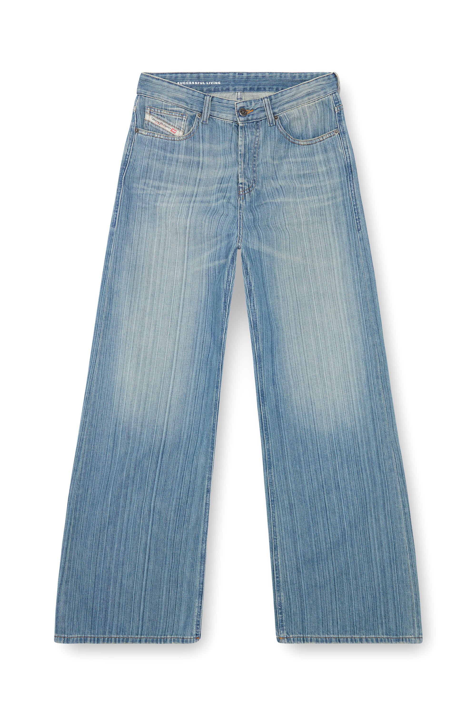Diesel - Woman Straight Jeans 1996 D-Sire 09J87, Medium blue - Image 2