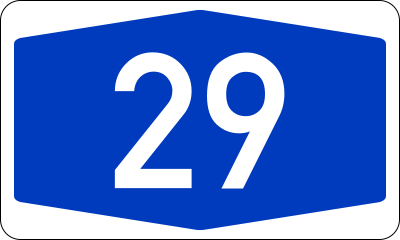 File:Bundesautobahn 29 number.svg