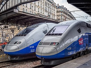 Gare de l'Est alignements TGV, Paris