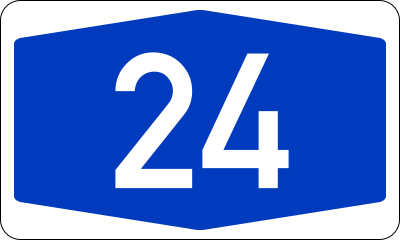 File:Bundesautobahn 24 number.svg