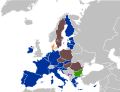 EMU/EWU today with states using the euro unilaterally
