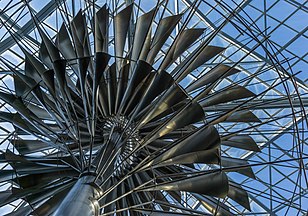 Dynamic steel sculpture, Victoria