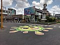 Graffiti on the road depicting Coronavirus (Tiruppur, Tamil Nadu)  India
