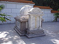 Dwarkanath Kotnis's Chinese style tomb in North China Martyrs' Memorial Cemetry, Shijiazhuang, China