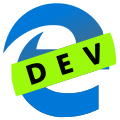Dev channel logo, still with the original design