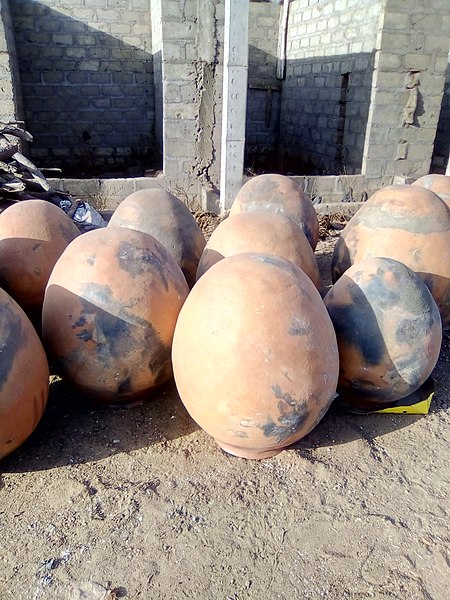 File:Clay pots from northern ghana.jpg
