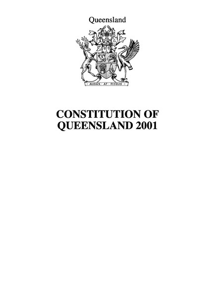 File:Constitution of Quensland, 2001.djvu