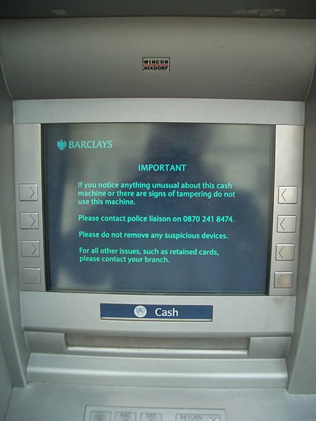 File:Tamper warning on ATM in London.jpg