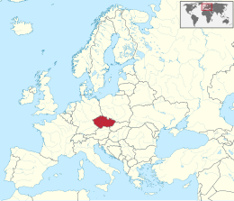 Map of Czechia