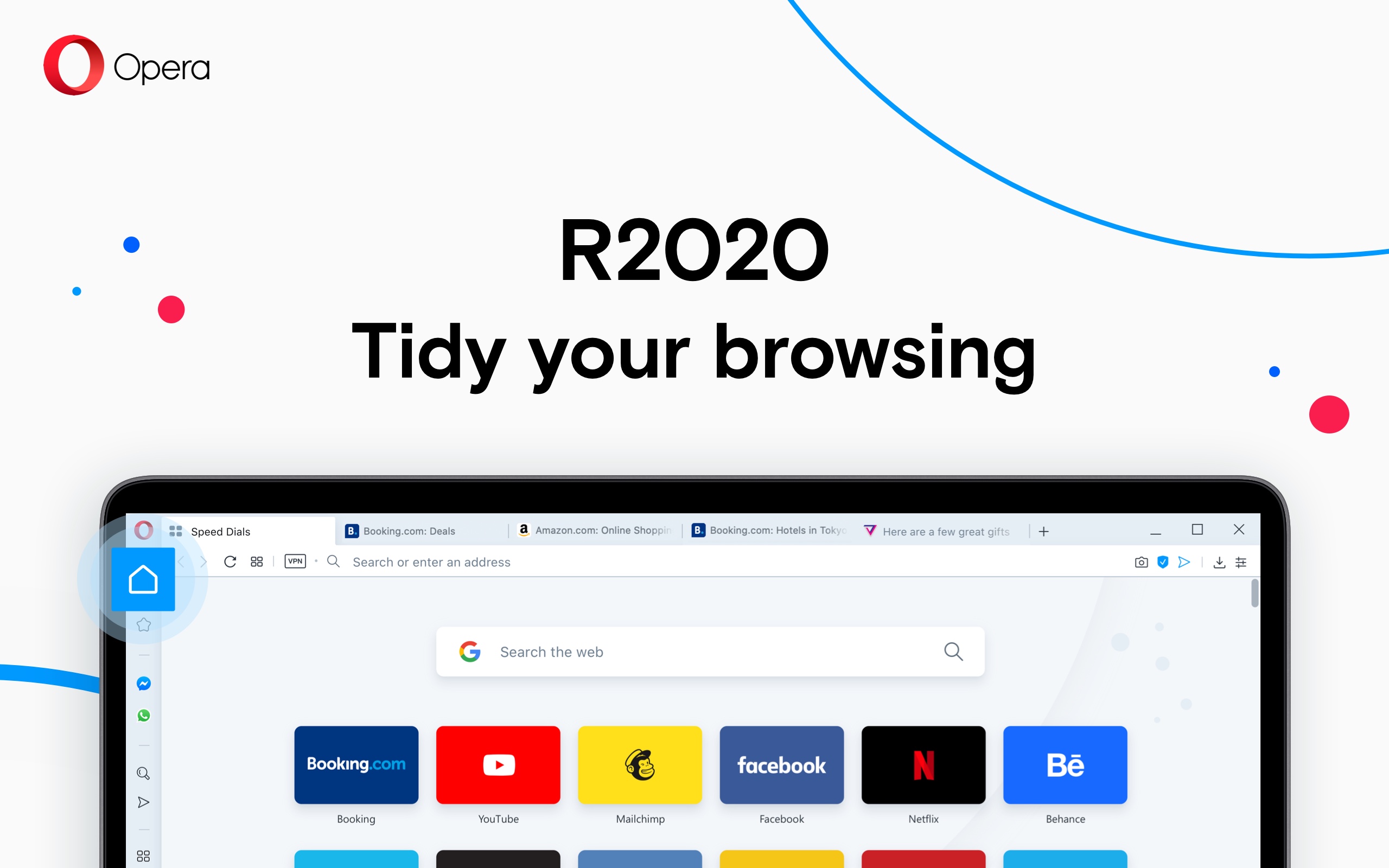 Opera 67 lets you tidy your browsing