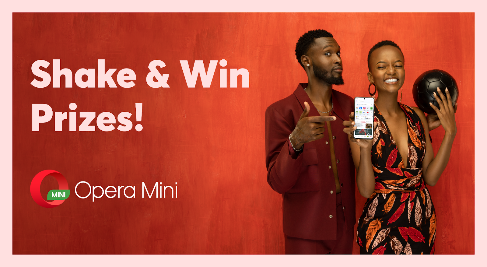 Opera kicks off its World Cup campaign with "Shake and Win," a daily contest with over $300,000 in prizes on offer.