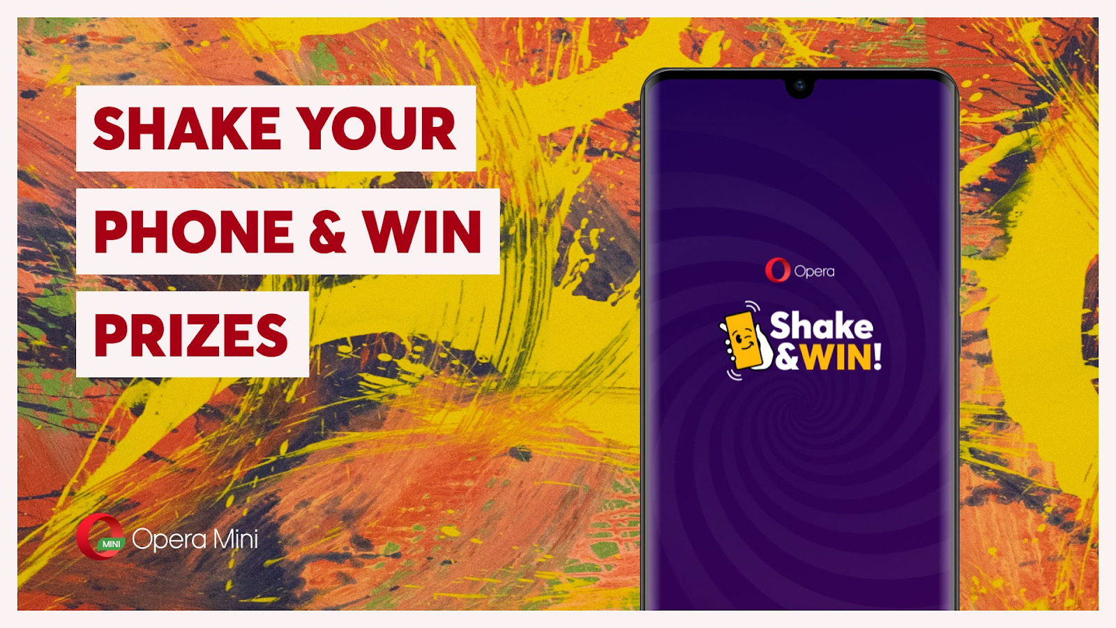 Opera announces a new Shake and Win campaign.