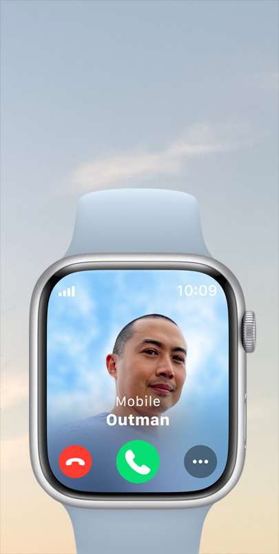 Apple Watch Series 9 現正有來電。