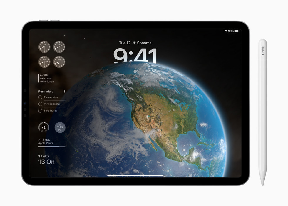Den nye låseskærm i iPadOS 17.