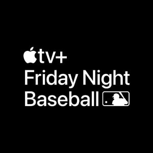 شعار خدمة "Friday Night Baseball" على +Apple TV. 