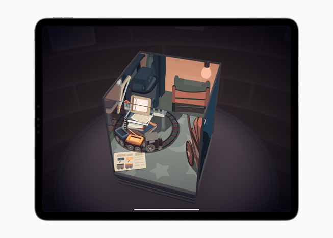 Yılın iPad Oyunu Moncage’den bir görsel.