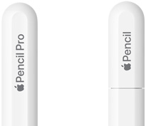 Apple Pencil Pro, capăt rotunjit gravat Apple Pencil Pro, Apple Pencil USB-C, capac de capăt gravat Apple Pencil.