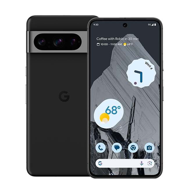 Google Pixel 8 Pro - Obsidian  (Product view 1)