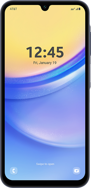 Samsung Galaxy A15 5G - Blue Black  (Product view 2)