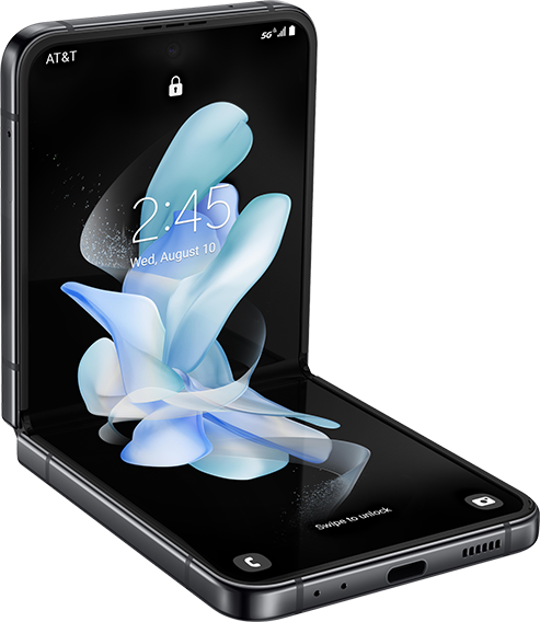 Samsung Galaxy Z Flip4 - Graphite  (Product view 1)