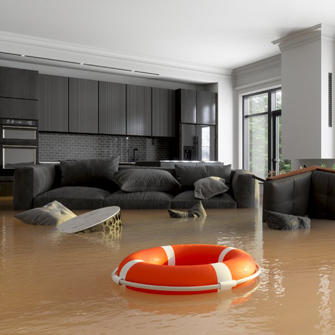 flood in a house