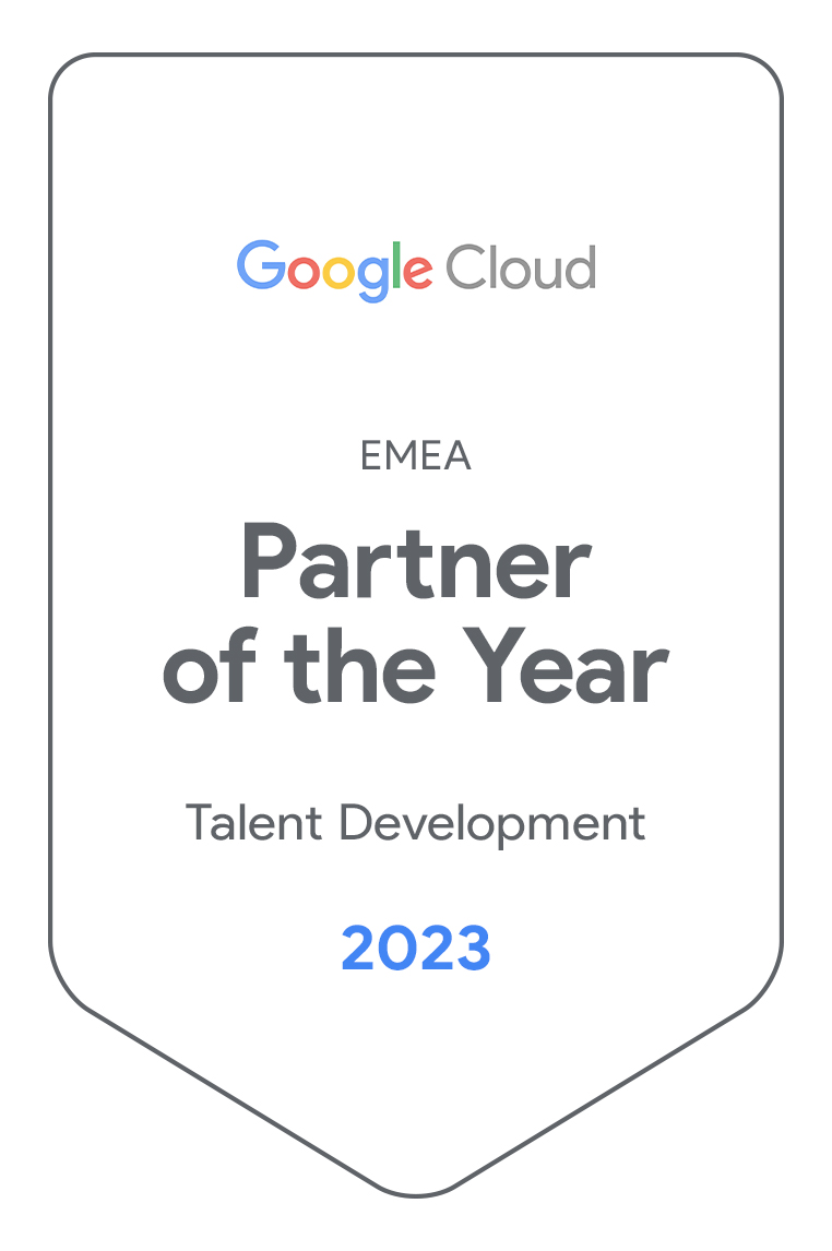 Utmärkelse för EMEA Partner of the Year Talent Development