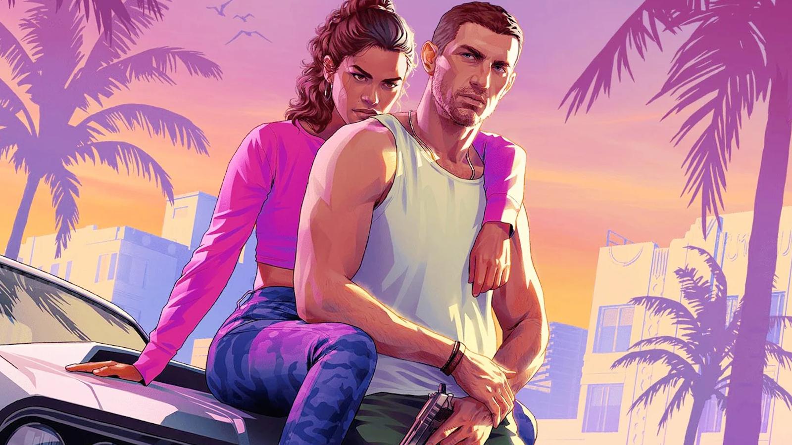 jason and lucia cover art for GTA 6