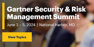 Gartner Security & Risk Management Summit 2024