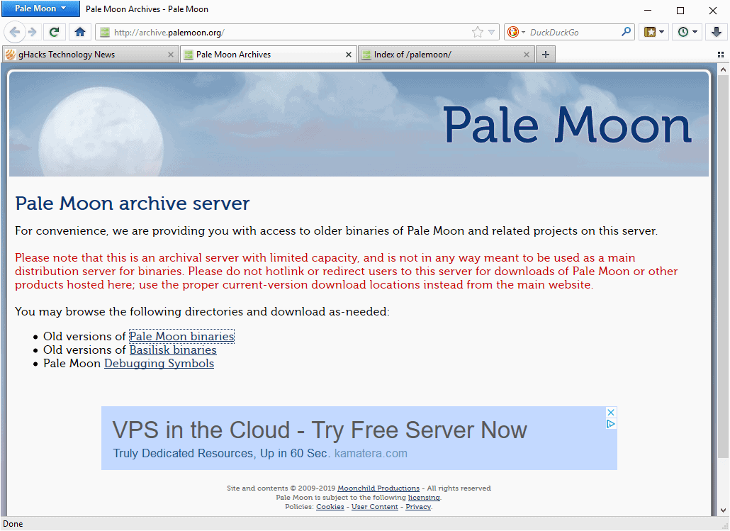 pale-moon archive server breach