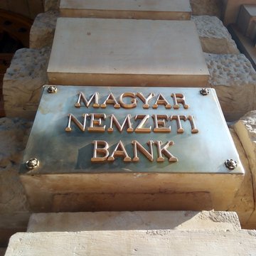 Plate of the Magyar Nemzeti Bank