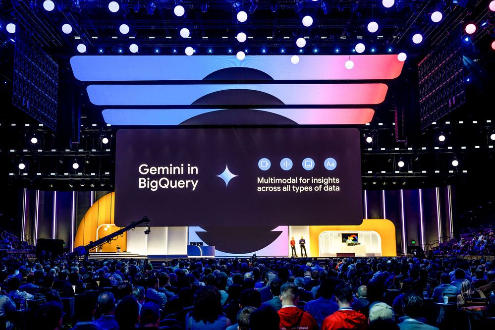 Gemini in Big Query from the Developer Keynote