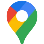 Logotipo de color del producto Google Maps.