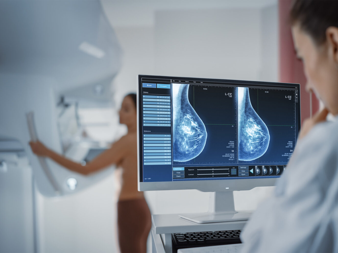 Radiologist breast imaging